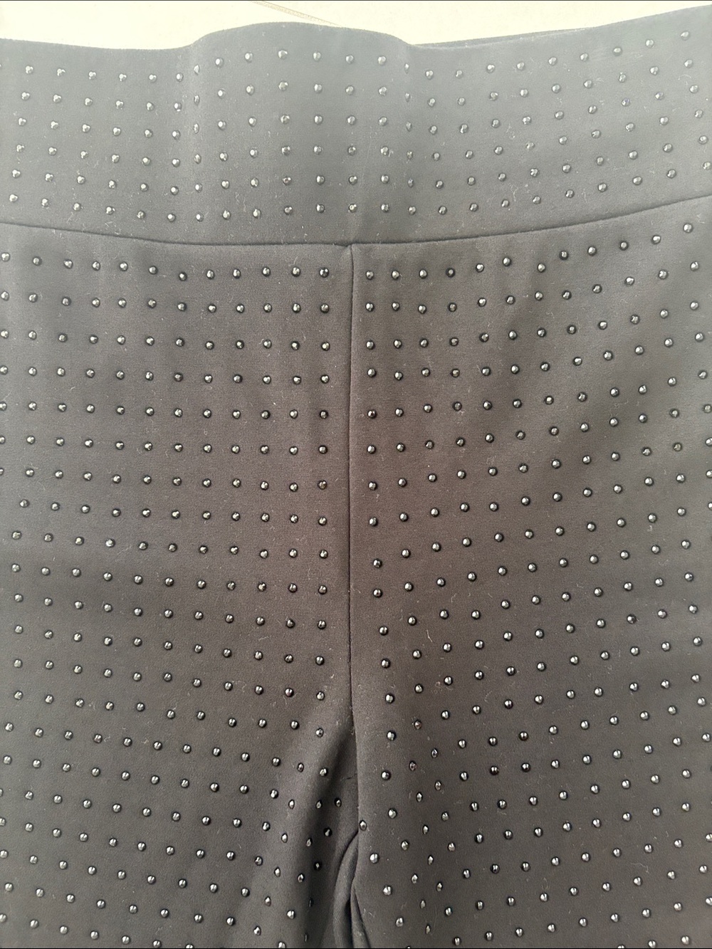 Black Studded Stretch Leggings - Picture 2 of 6